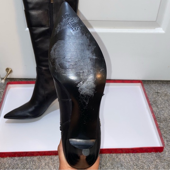 Guess by Marciano Black Leather Boots-$90 - Picture 8 of 9